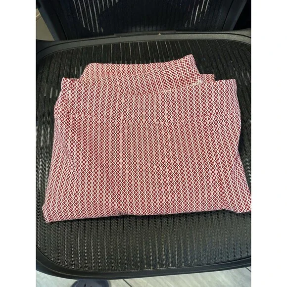 Dalia Collection Women's Capri Pants Flat Front Stretch Cotton Red/Orange 22W - Picture 3 of 6